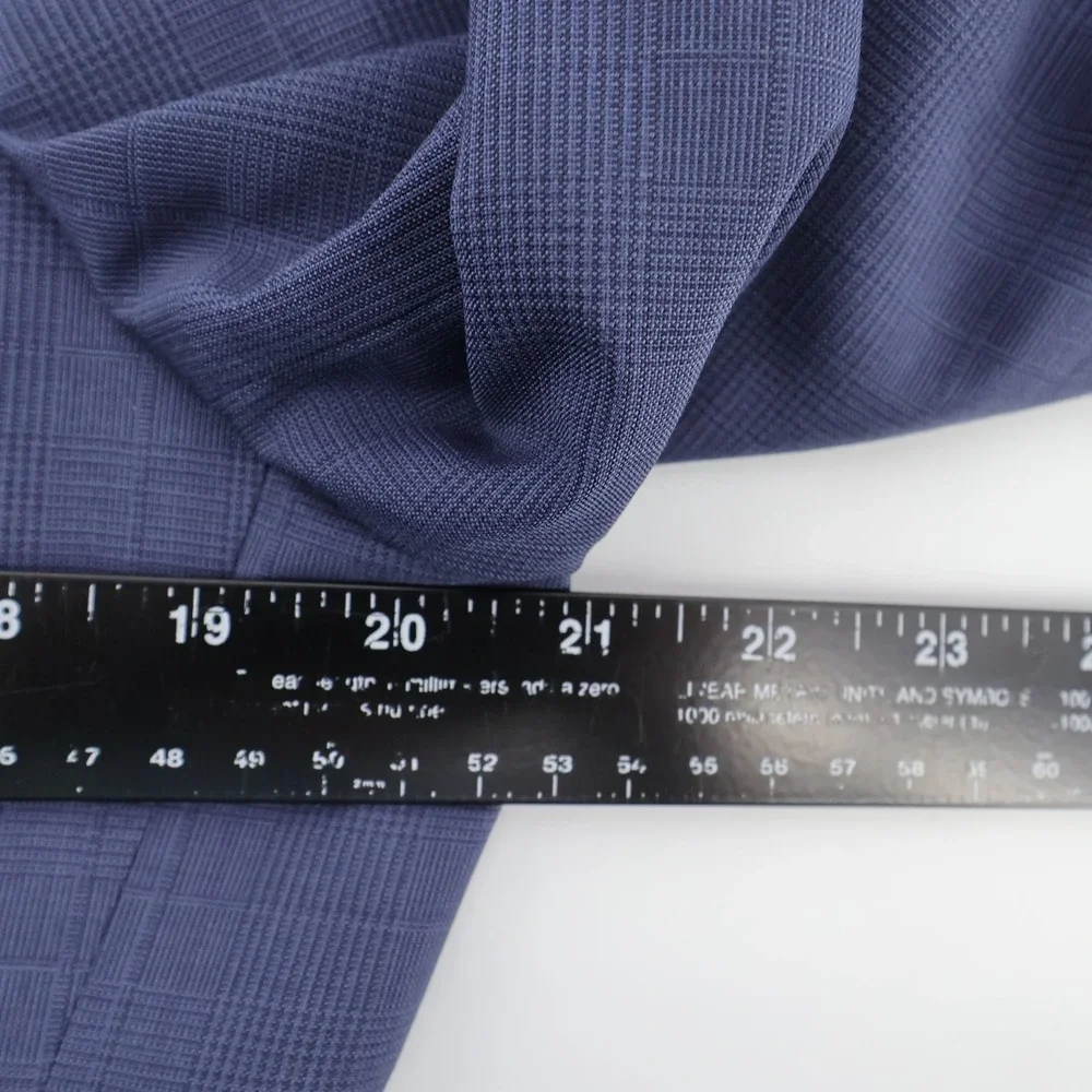 Banana Republic Slim‎ Fit Italian Wool Plaid Blazer Blue Mens 40R